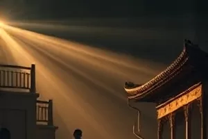 《旧钟表店的午后》封面，放大镜下拆开的机芯齿轮